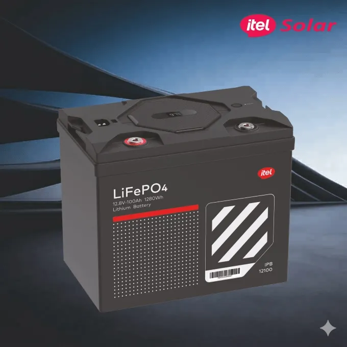 itel 1280Wh 12V Lithium Battery (LiFePO4) IPB-12100