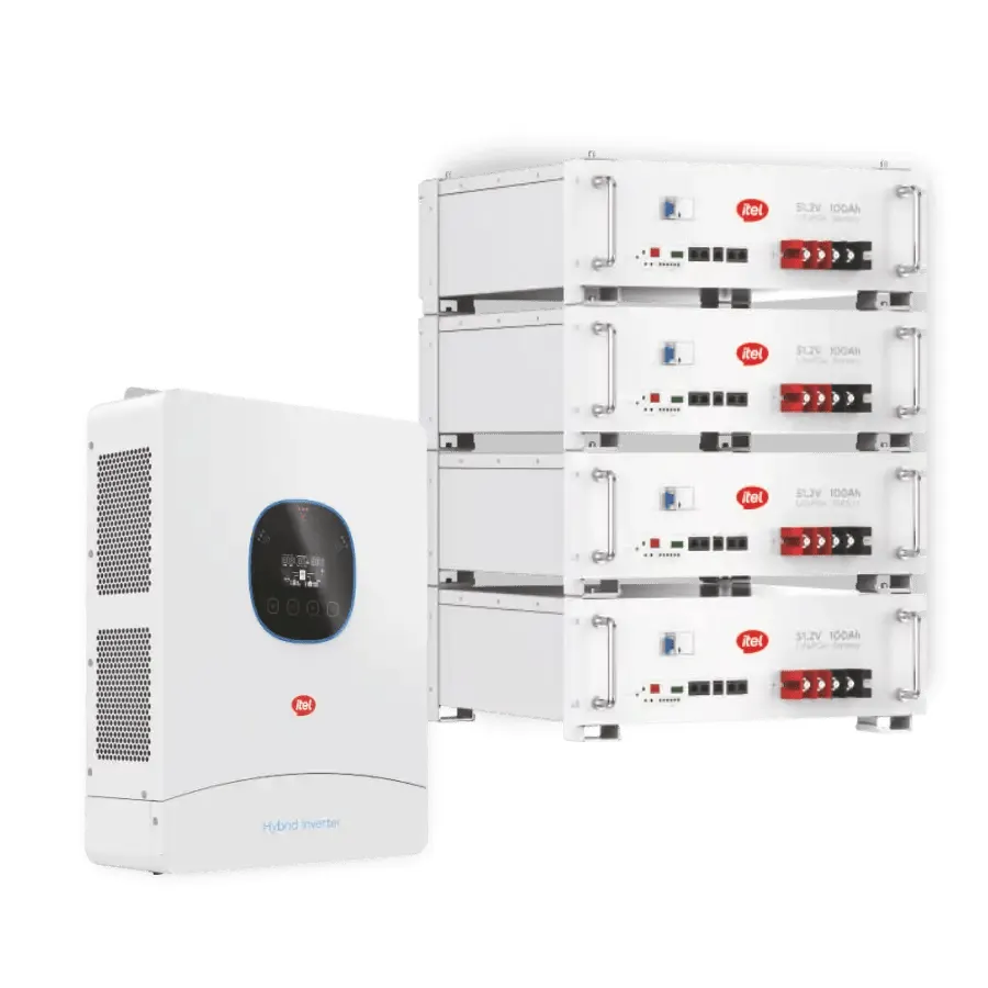 itel 6kW Solar System with 20.48kWh Lithium Battery (No Panels)